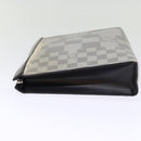 LOUIS VUITTON Damier Graphite 3D Pochette Voyager MM Bag N60443 LV Auth 75261-5