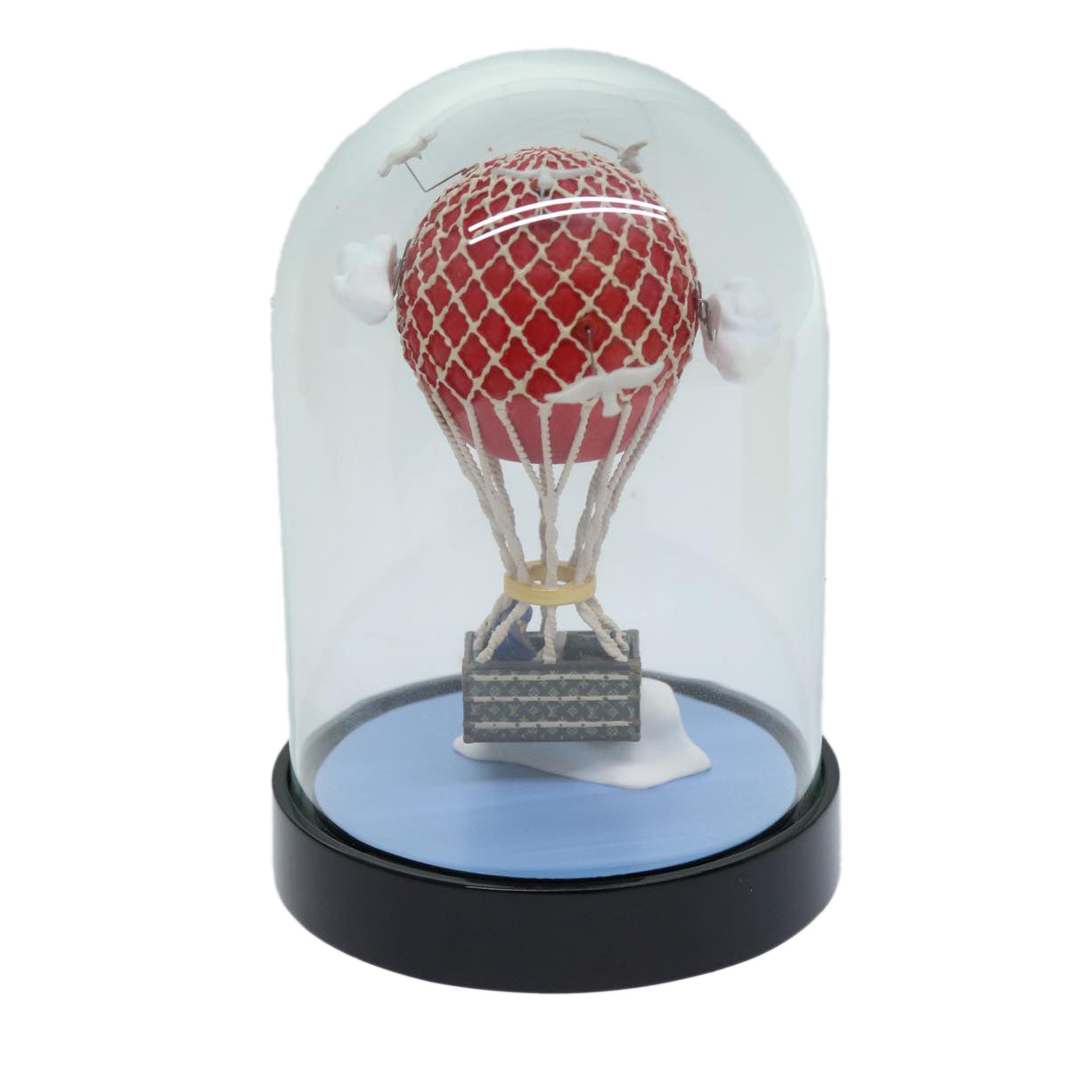 LOUIS VUITTON Snow Globe balloon VIP Only Clear Red LV Auth 75262