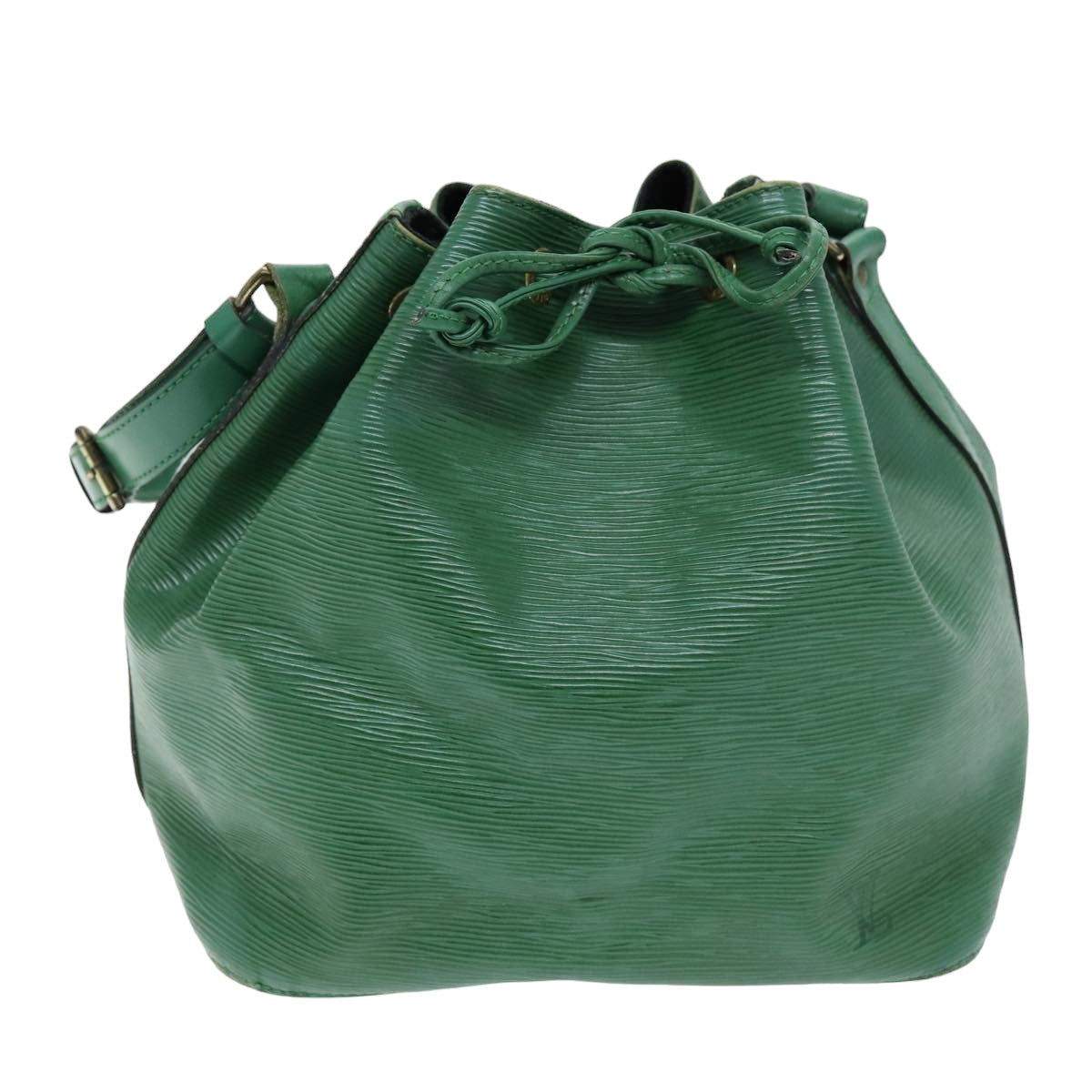 LOUIS VUITTON Epi Petit Noe Shoulder Bag Green M44104 LV Auth 75269