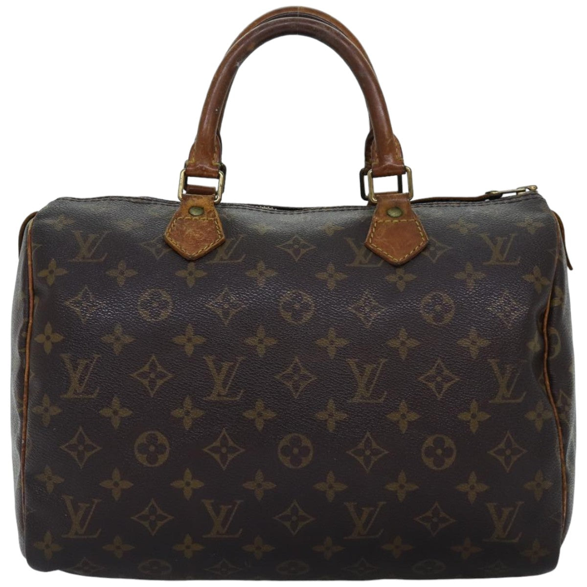 LOUIS VUITTON Monogram Speedy 30 Hand Bag M41526 LV Auth 75288