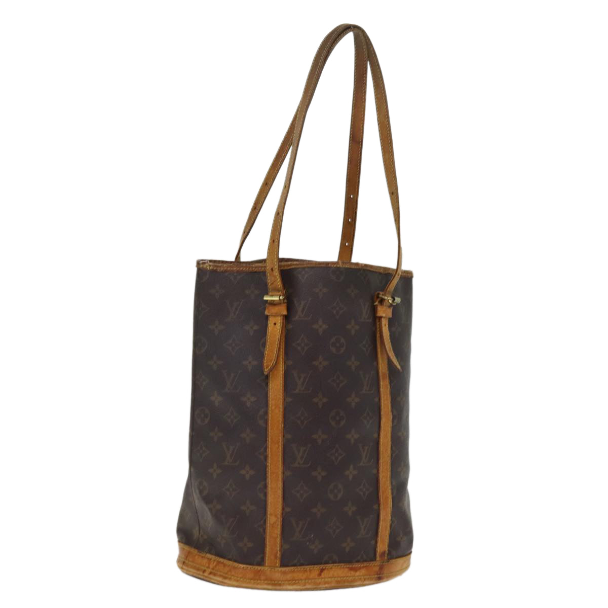 LOUIS VUITTON Monogram Bucket GM Shoulder Bag M42236 LV Auth 75296