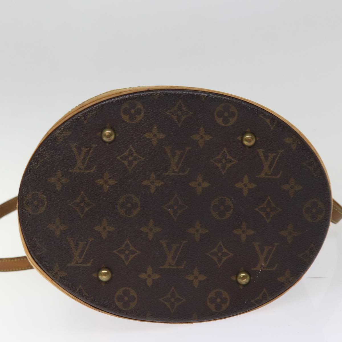 LOUIS VUITTON Monogram Bucket GM Shoulder Bag M42236 LV Auth 75296