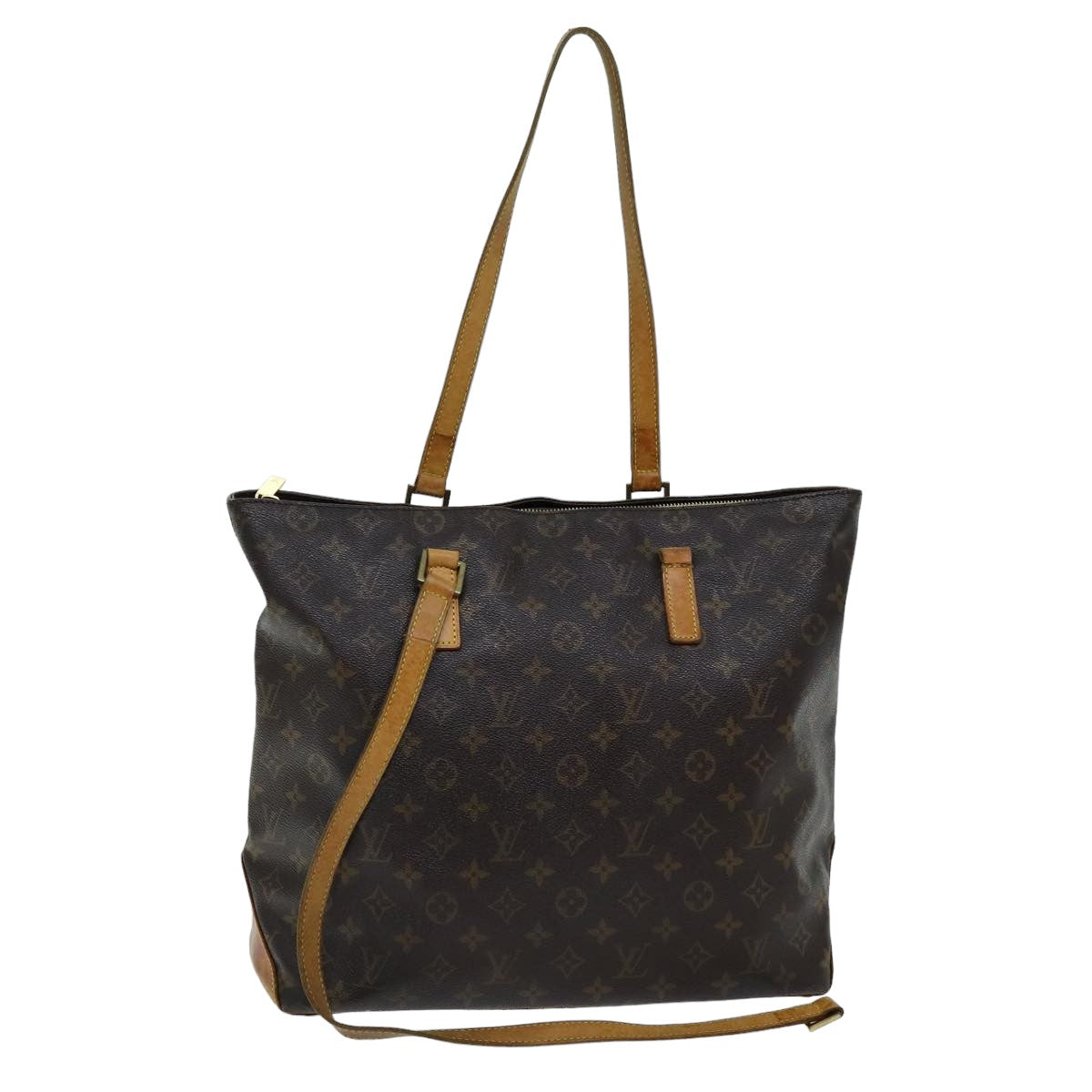 LOUIS VUITTON Monogram Cabas Mezzo Tote Bag M51151 LV Auth 75298