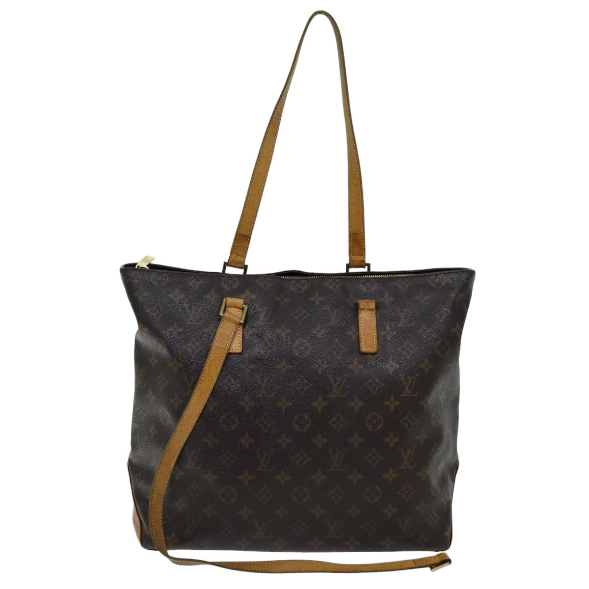 LOUIS VUITTON Monogram Cabas Mezzo Tote Bag M51151 LV Auth 75298