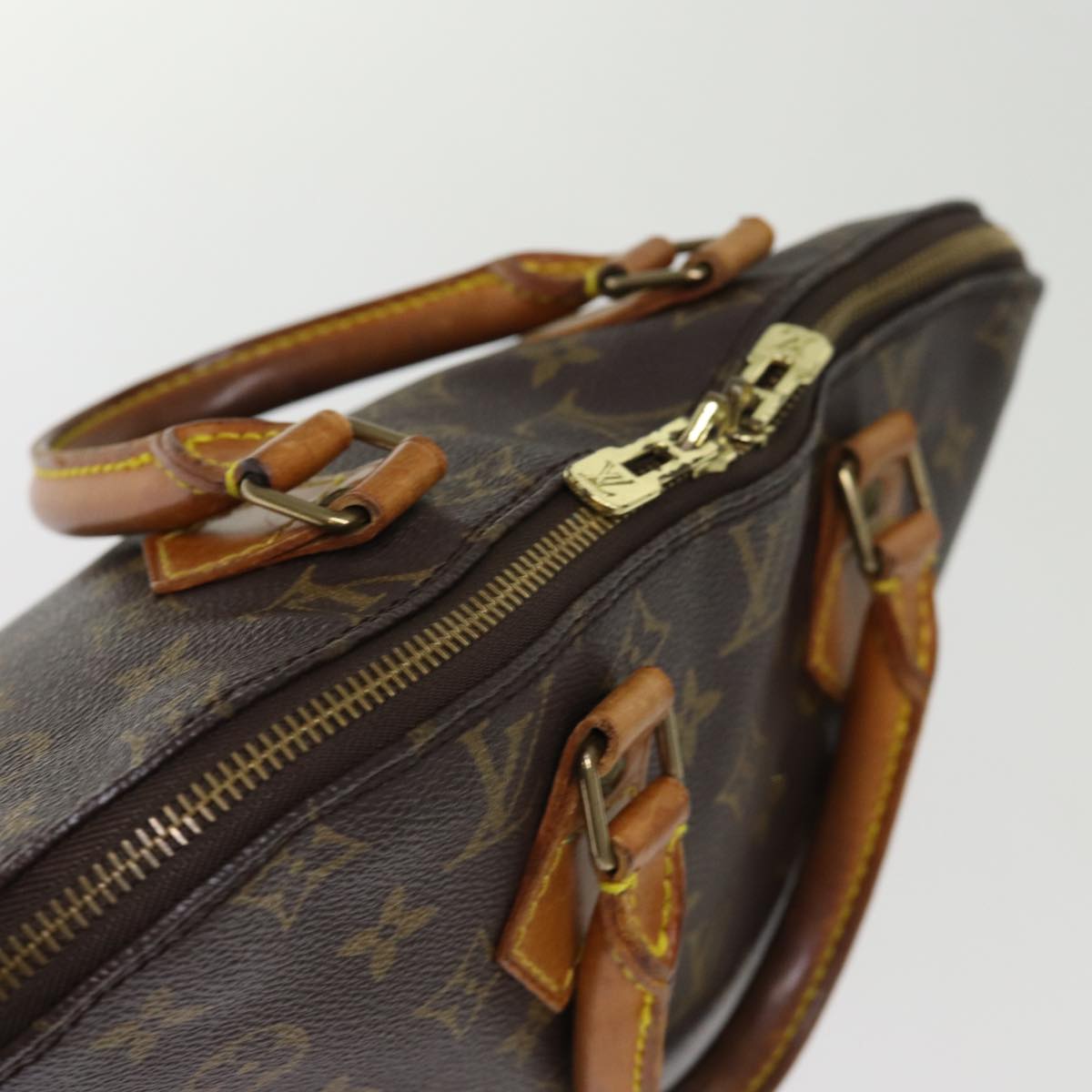 LOUIS VUITTON Monogram Alma Hand Bag M51130 LV Auth 75304