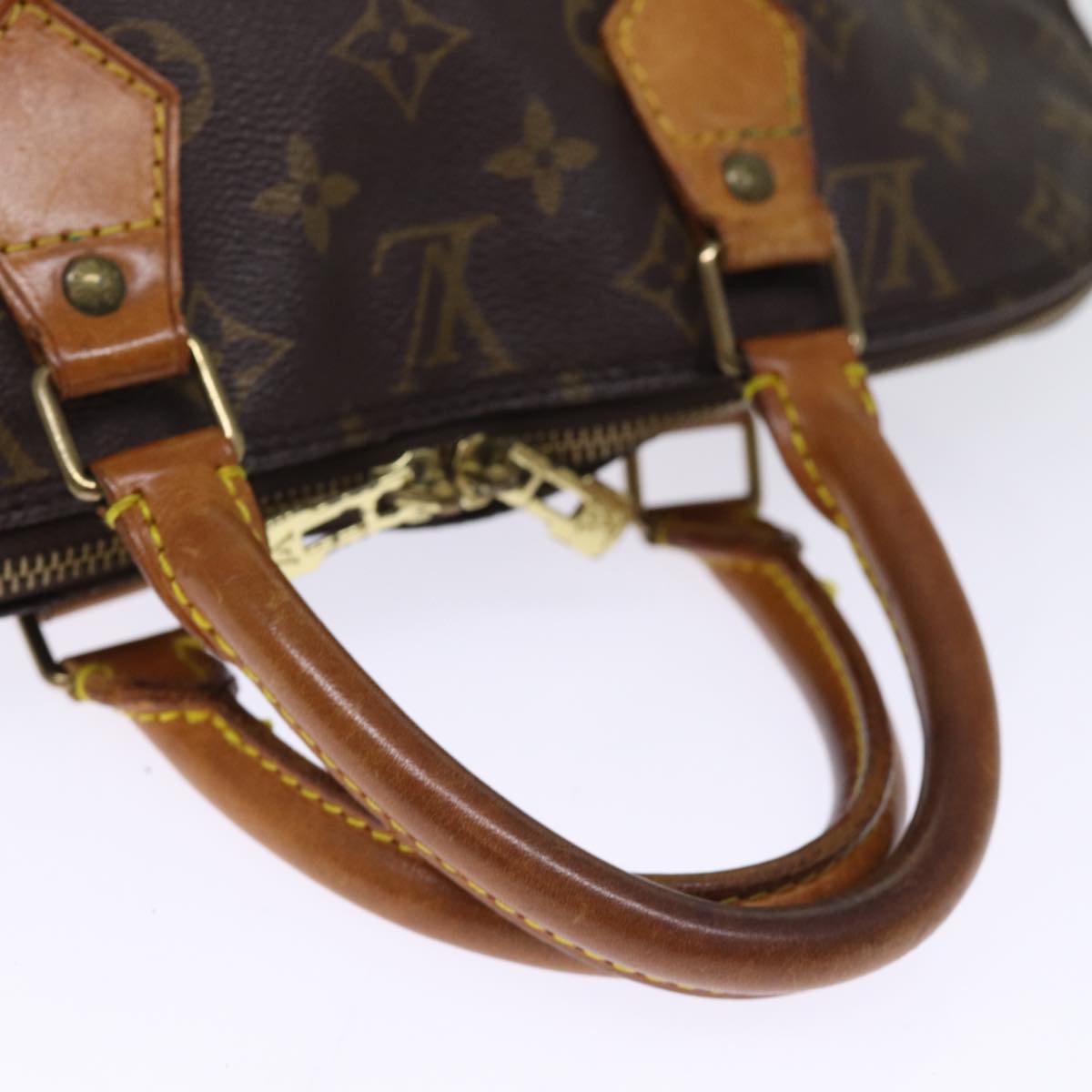 LOUIS VUITTON Monogram Alma Hand Bag M51130 LV Auth 75304