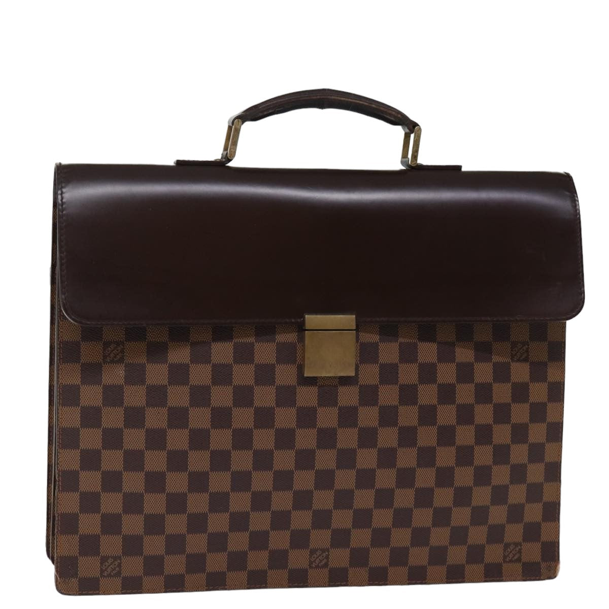 LOUIS VUITTON Damier Ebene Altona GM Hand Bag N53312 LV Auth 75305