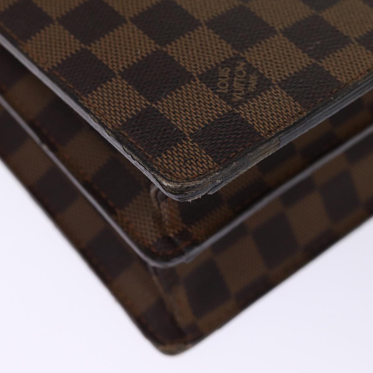 LOUIS VUITTON Damier Ebene Altona GM Hand Bag N53312 LV Auth 75305