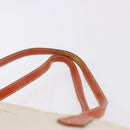 PRADA Tote Bag Nylon Beige Orange Auth 75334-14