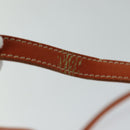 PRADA Tote Bag Nylon Beige Orange Auth 75334-9