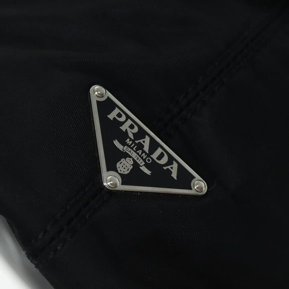 PRADA Tote Bag Nylon Black Auth 75367A