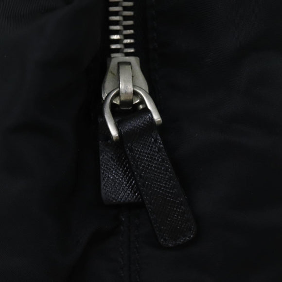 PRADA Tote Bag Nylon Black Auth 75367A