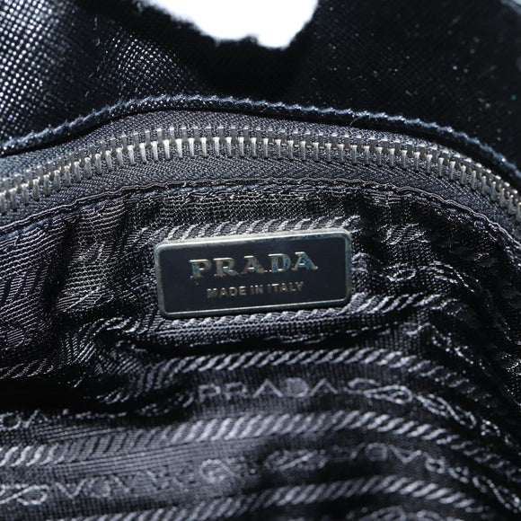 PRADA Tote Bag Nylon Black Auth 75367A