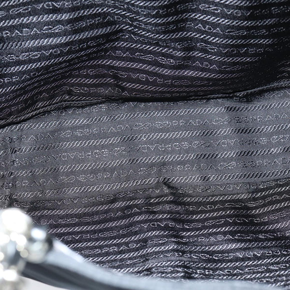 PRADA Tote Bag Nylon Black Auth 75367A