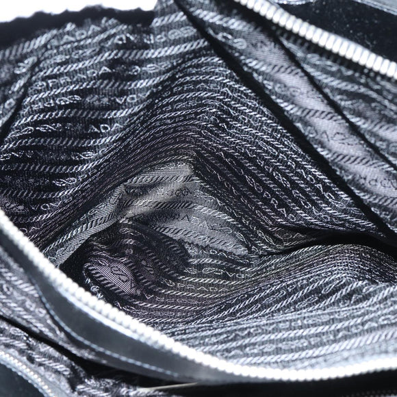 PRADA Tote Bag Nylon Black Auth 75367A