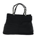 PRADA Tote Bag Nylon Black Auth 75367A-2