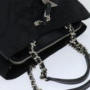 PRADA Tote Bag Nylon Black Auth 75367-4