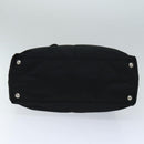 PRADA Tote Bag Nylon Black Auth 75367A-5