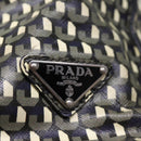PRADA Tote Bag Safiano leather 2way Black Auth 75371-18