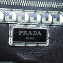 PRADA Tote Bag Safiano leather 2way Black Auth 75371-20