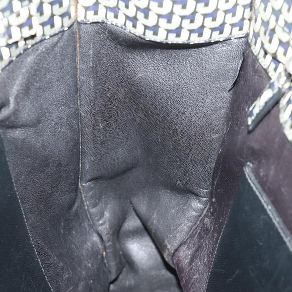 PRADA Tote Bag Safiano leather 2way Black Auth 75371