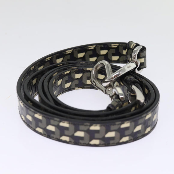 PRADA Tote Bag Safiano leather 2way Black Auth 75371