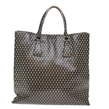PRADA Tote Bag Safiano leather 2way Black Auth 75371 - 0