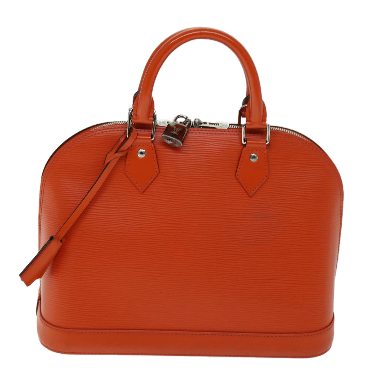 LOUIS VUITTON Epi Alma PM Hand Bag Orange Pimon M40623 LV Auth 75380