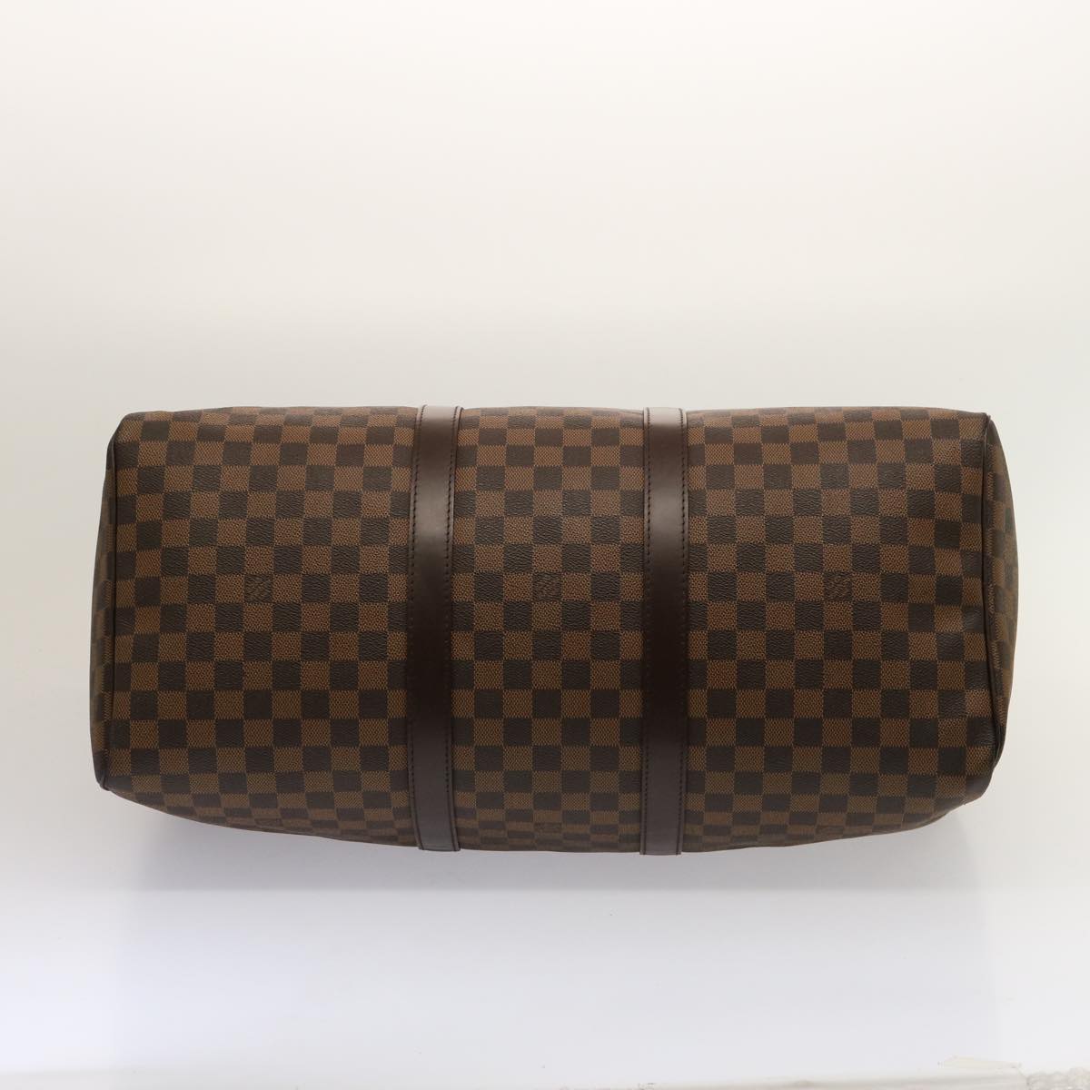 LOUIS VUITTON Damier Ebene Keepall 50 Boston Bag N41427 LV Auth 75392A