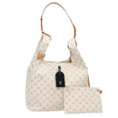 LOUIS VUITTON Monogram Dune Atlantis GM Tote Bag White M24409 LV Auth 75395S-1