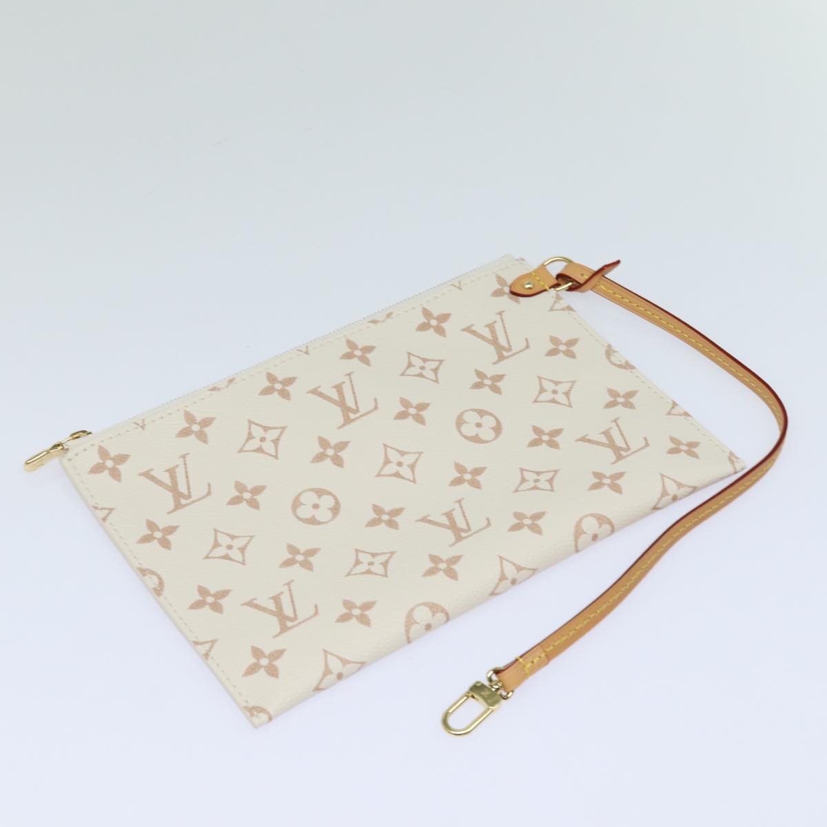 LOUIS VUITTON Monogram Dune Atlantis GM Tote Bag White M24409 LV Auth 75395S