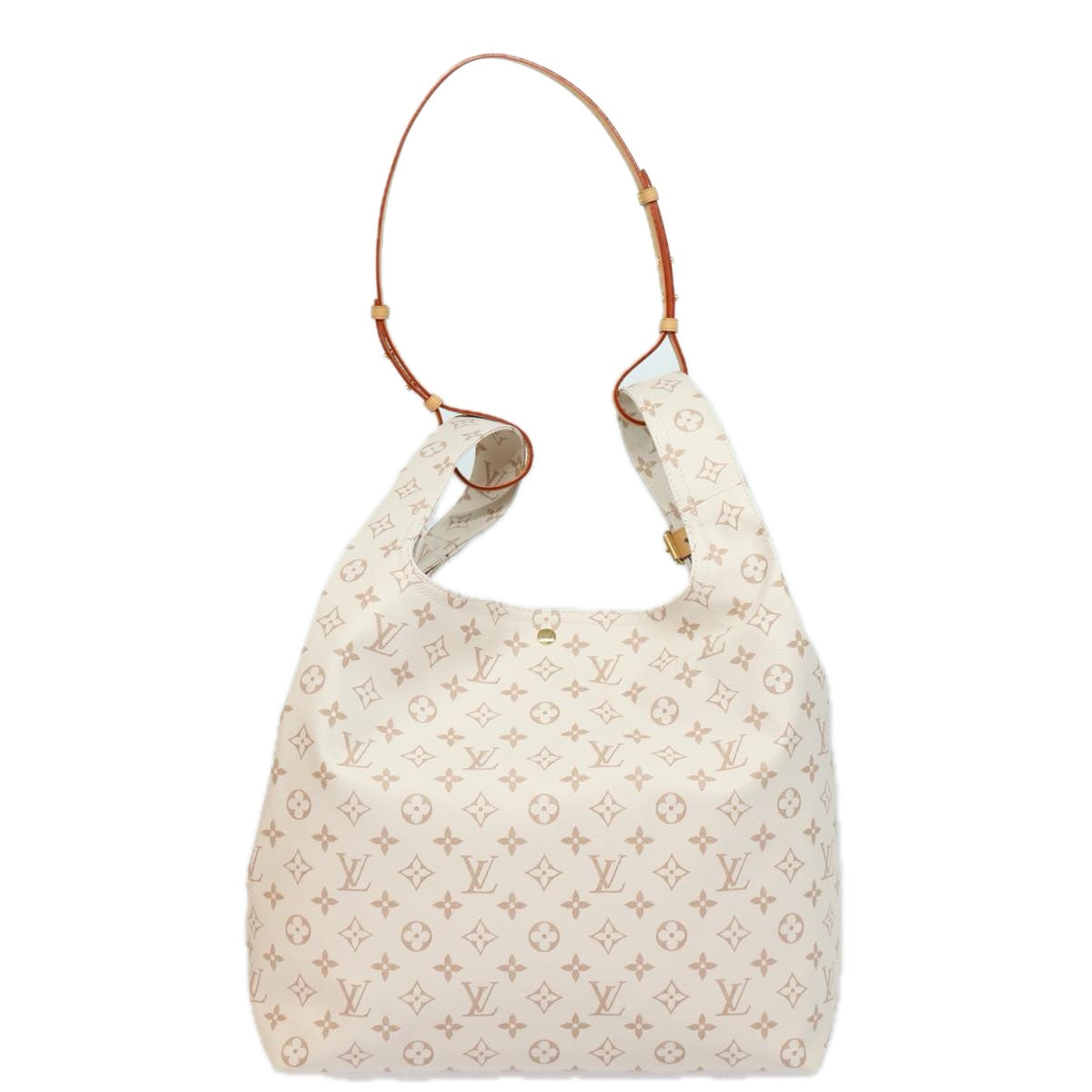 LOUIS VUITTON Monogram Dune Atlantis GM Tote Bag White M24409 LV Auth 75395S - 0