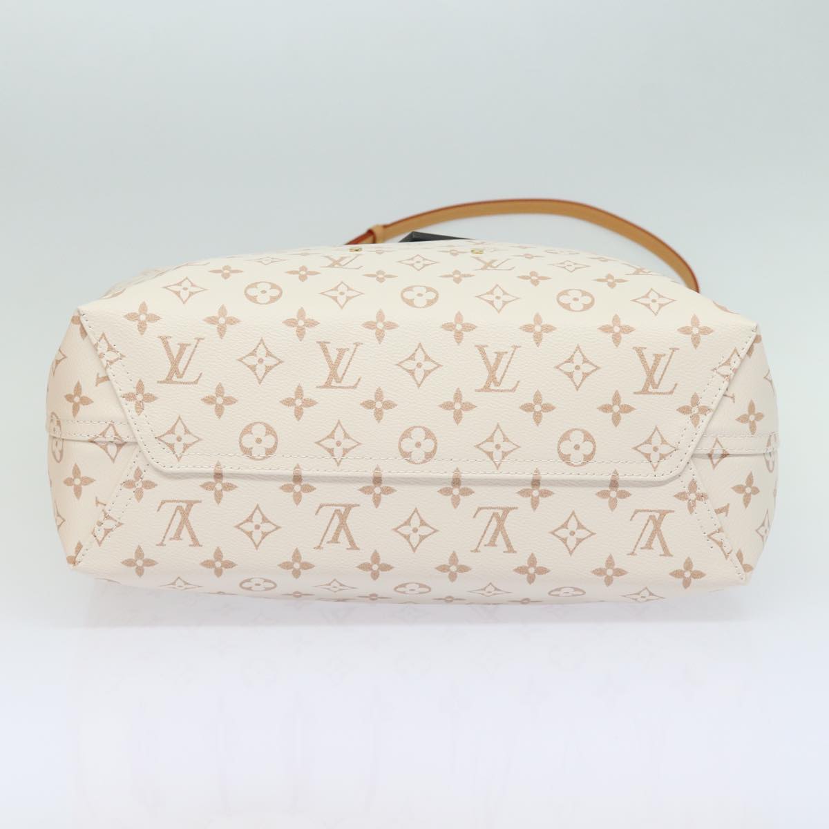 LOUIS VUITTON Monogram Dune Atlantis GM Tote Bag White M24409 LV Auth 75395S