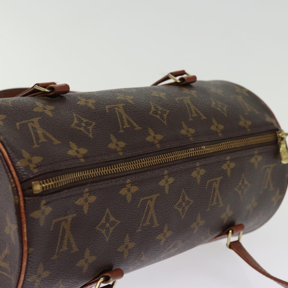 LOUIS VUITTON Monogram Papillon 30 Hand Bag M51385 LV Auth 75402