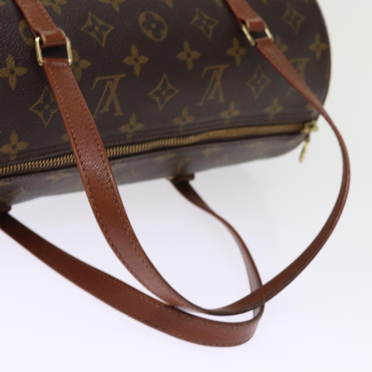 LOUIS VUITTON Monogram Papillon 30 Hand Bag M51385 LV Auth 75402