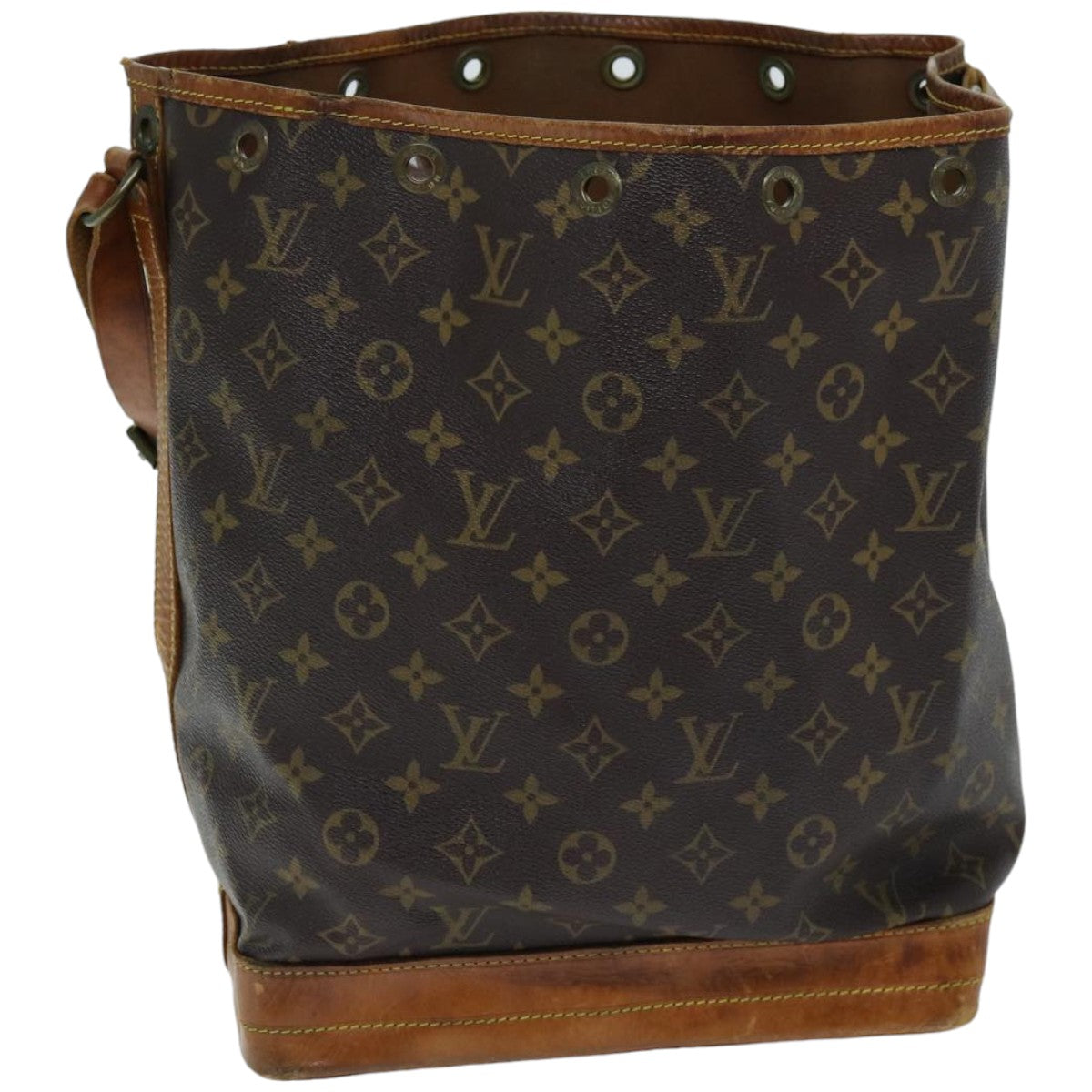 LOUIS VUITTON Monogram Noe Shoulder Bag M42224 LV Auth 75416