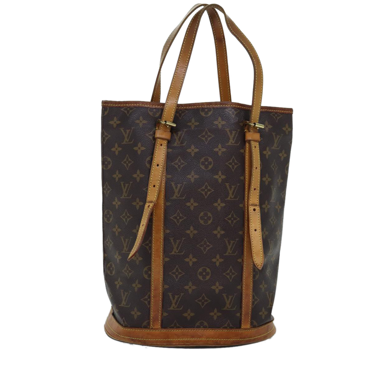 LOUIS VUITTON Monogram Bucket GM Shoulder Bag M42236 LV Auth 75418