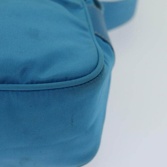PRADA Shoulder Bag Nylon Light Blue Auth 75426V