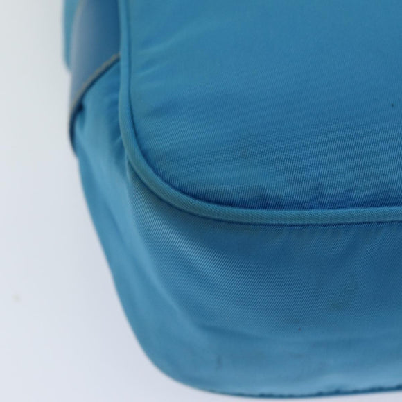 PRADA Shoulder Bag Nylon Light Blue Auth 75426V