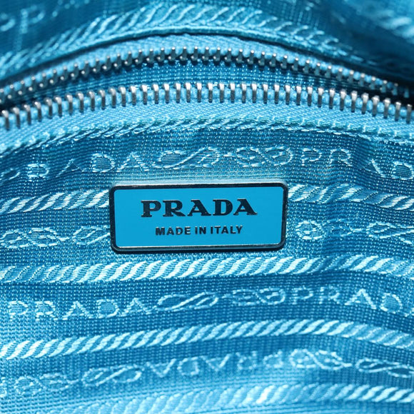 PRADA Shoulder Bag Nylon Light Blue Auth 75426V
