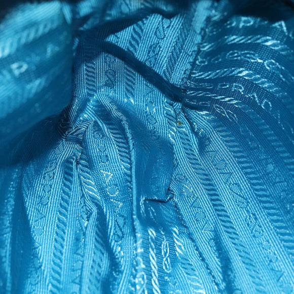 PRADA Shoulder Bag Nylon Light Blue Auth 75426V