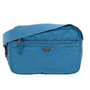 PRADA Shoulder Bag Nylon Light Blue Auth 75426V-1