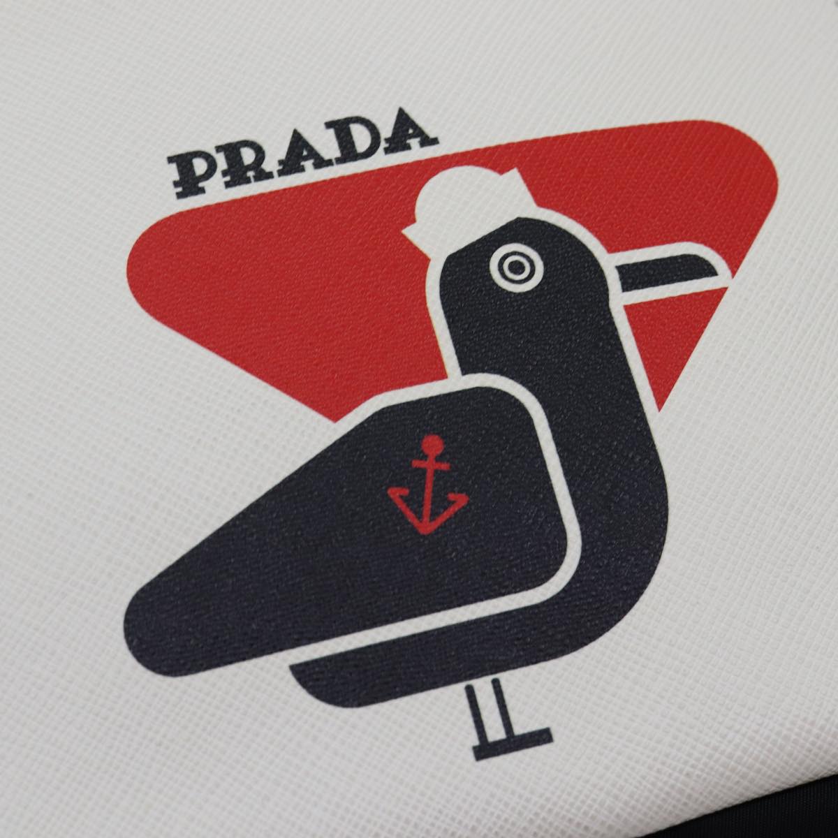 PRADA Knapsack Shoulder Bag Nylon Black Auth 75427