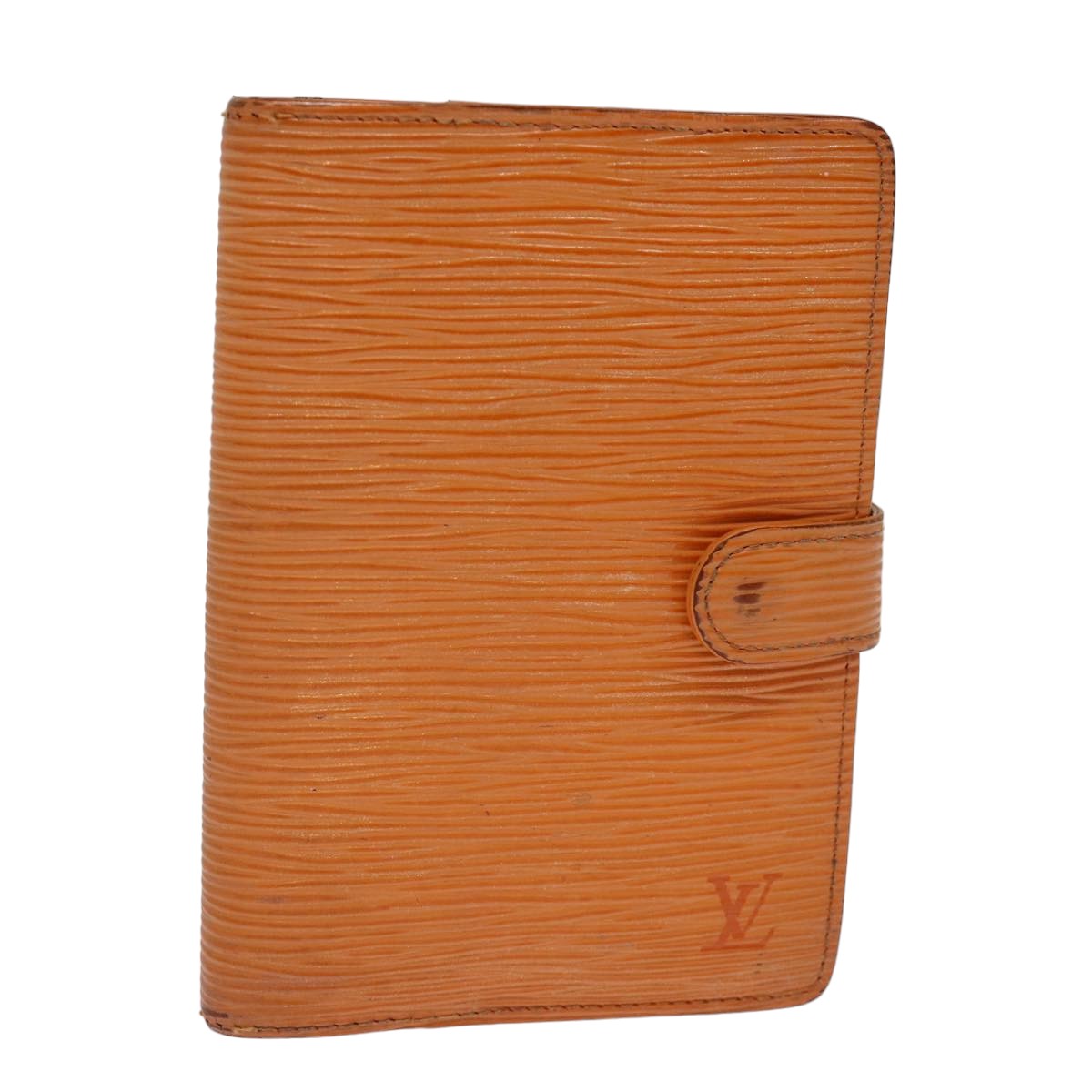 LOUIS VUITTON Epi Agenda PM Day Planner Cover Orange Mandarin R2005H Auth 75445