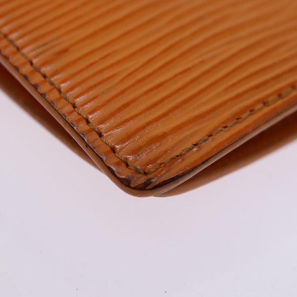 LOUIS VUITTON Epi Agenda PM Day Planner Cover Orange Mandarin R2005H Auth 75445A