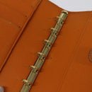 LOUIS VUITTON Epi Agenda PM Day Planner Cover Orange Mandarin R2005H Auth 75445A-9