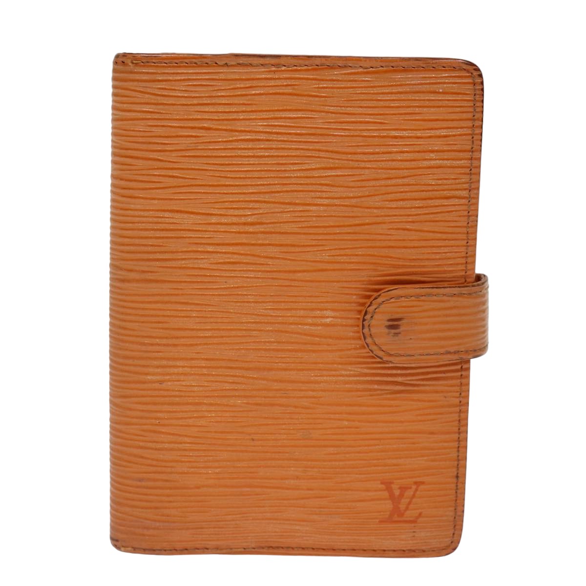 LOUIS VUITTON Epi Agenda PM Day Planner Cover Orange Mandarin R2005H Auth 75445