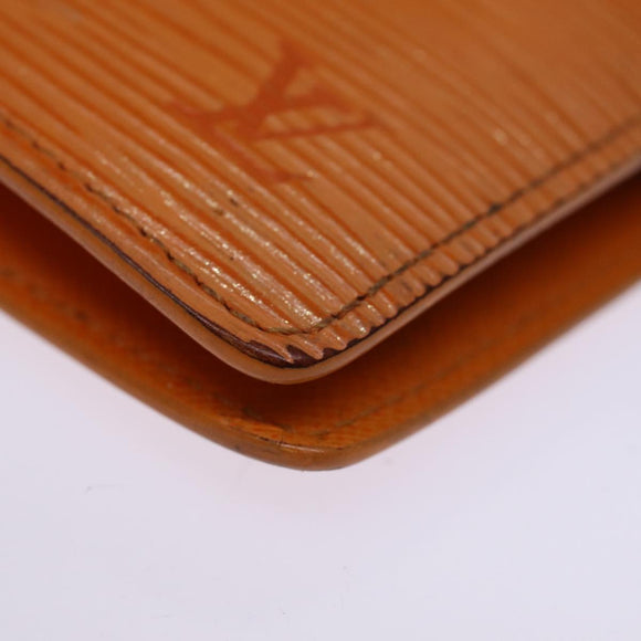 LOUIS VUITTON Epi Agenda PM Day Planner Cover Orange Mandarin R2005H Auth 75445A