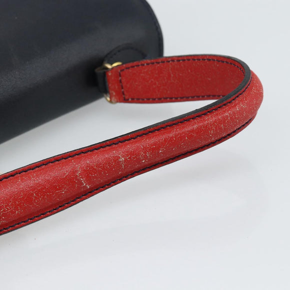 FENDI Hand Bag Leather White Auth 75458