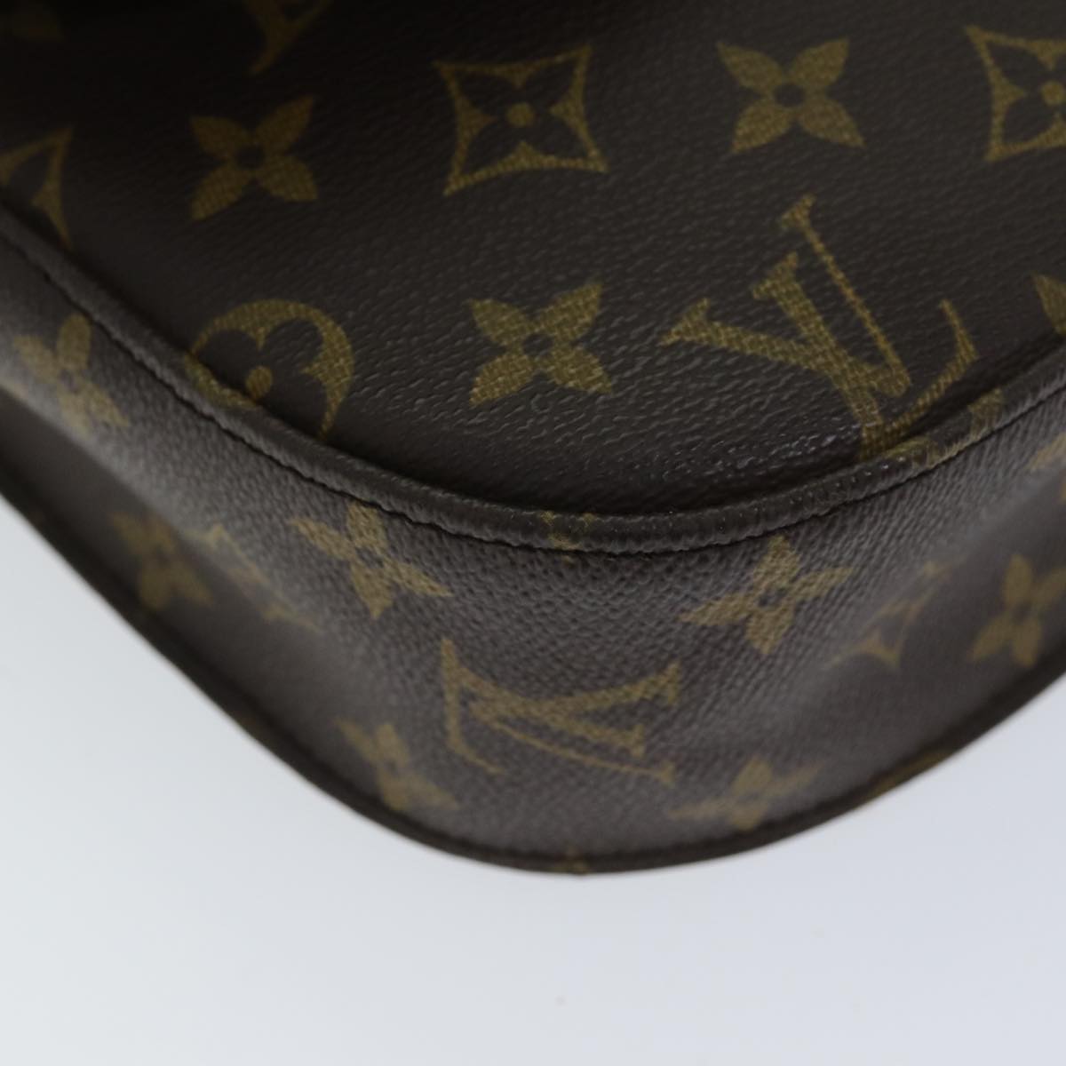 LOUIS VUITTON Monogram Saint Cloud GM Shoulder Bag M51242 LV Auth 75472